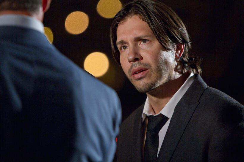 Jon Seda as Louis in "Bullet To The Head."