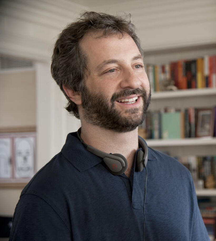 Director Judd Apatow on the set of "This Is 40."