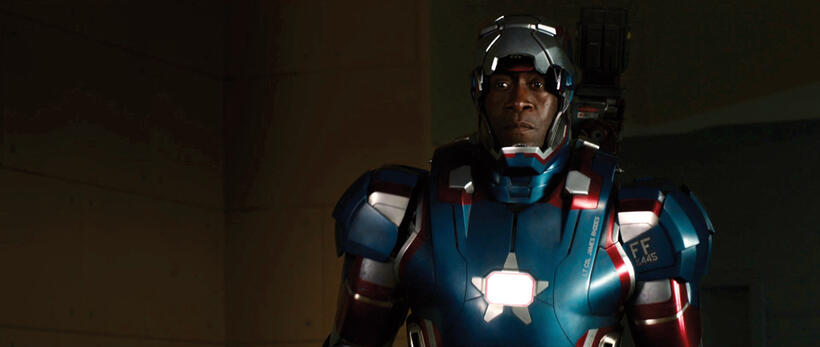 Don Cheadle as James "Rhodey" Rhodes in "Iron Man 3."