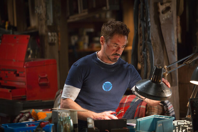 Robert Downey, Jr. as Tony Stark in "Iron Man 3."