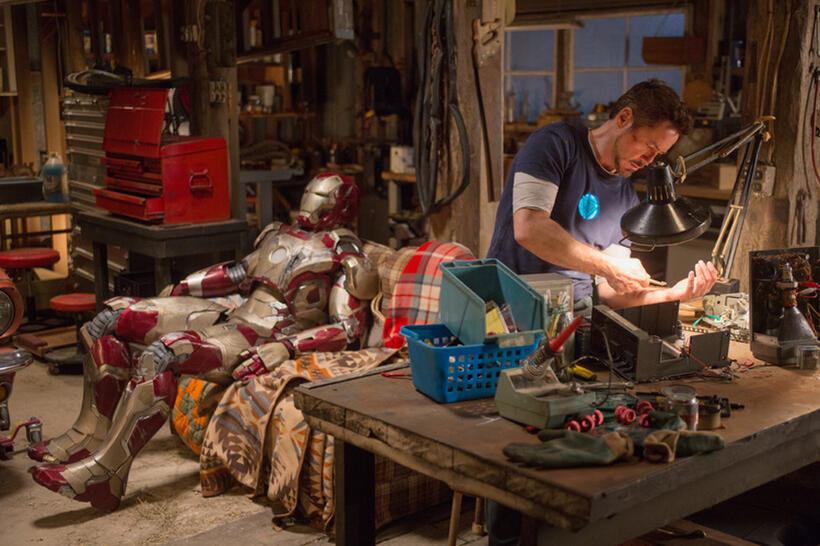 Robert Downey, Jr. as Tony Stark in "Iron Man 3."