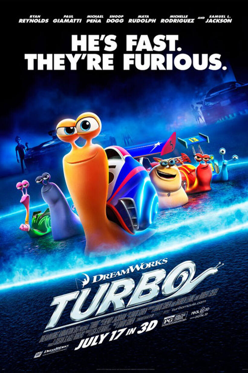 Poster art for "Turbo."