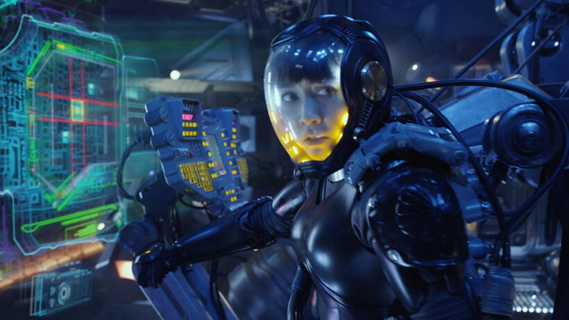 Rinko Kikuchi in "Pacific Rim."