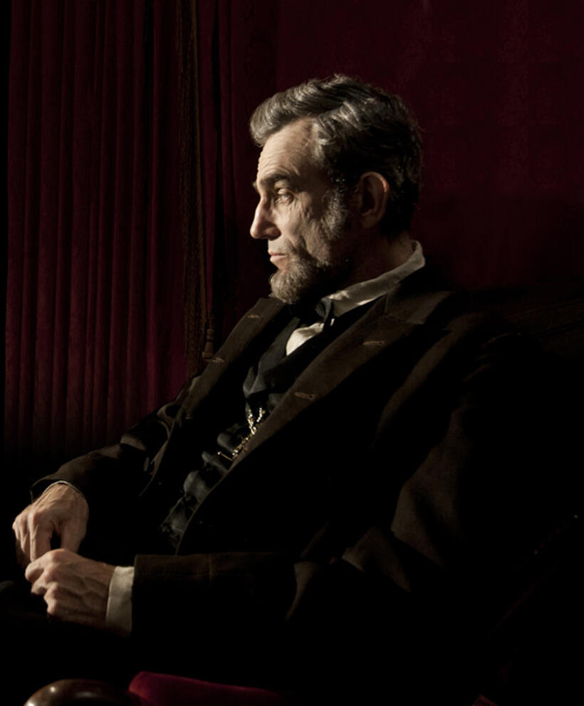 Daniel Day Lewis as president Abraham Lincoln in "Lincoln."