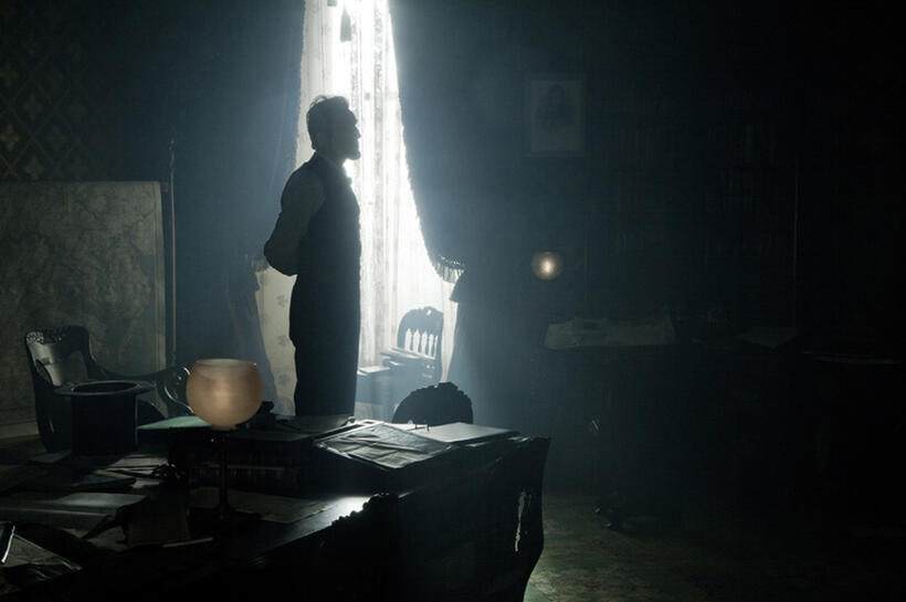 Daniel Day-Lewis as president Abraham Lincoln in "Lincoln."