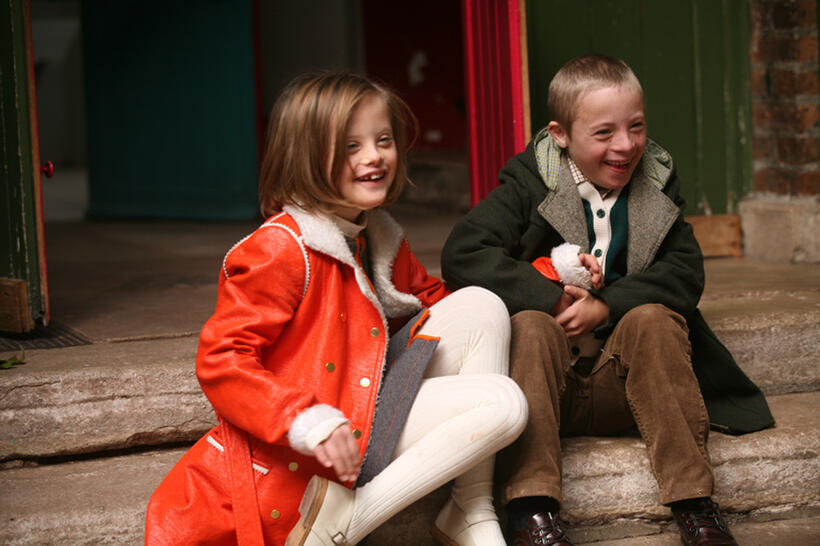 Alice Dubois as Veronique and Marin Gerrier as Laurent in "Cafe de Flore."