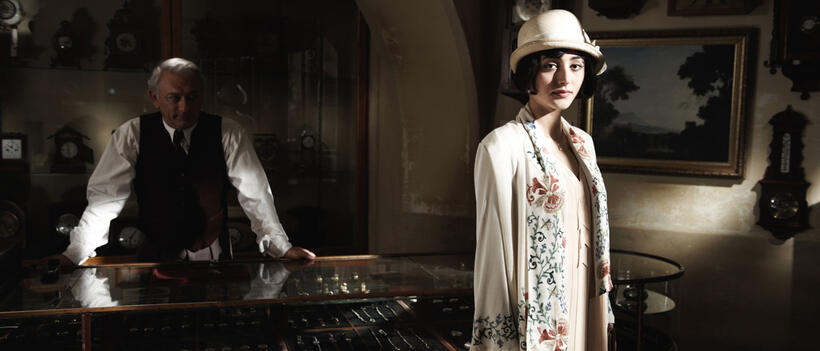 Serge Avedikian as Irane's Father and Golshifteh Farahani as Irane in "Chicken With Plums."