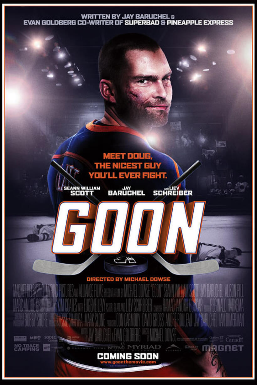 Poster art for "Goon."