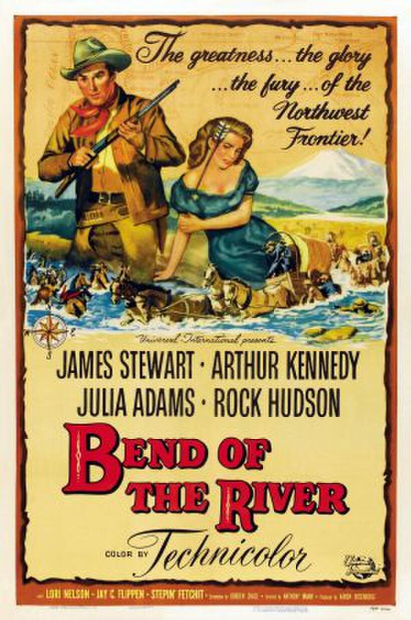 Poster art for "Bend of the River."
