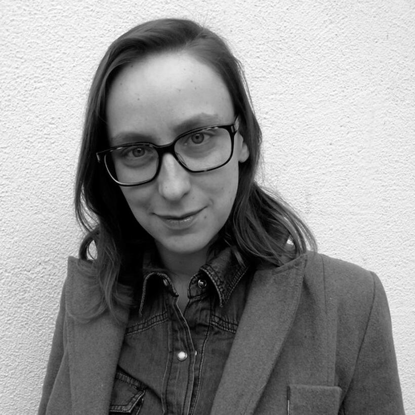 Writer/director Celine Sciamma on set of "Tomboy."