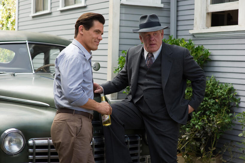 Josh Brolin as Sgt. John O'Mara and Nick Nolte as Bill Parker in "Gangster Squad."
