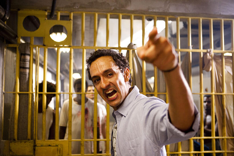 Irandhir Santos as Fraga in "Elite Squad: The Enemy Within."