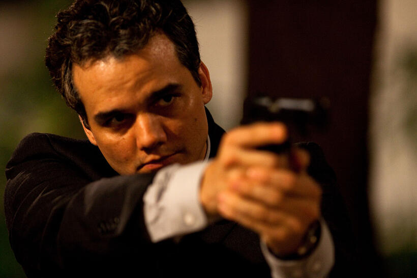 Wagner Moura as Captain Nascimento in "Elite Squad: The Enemy Within."