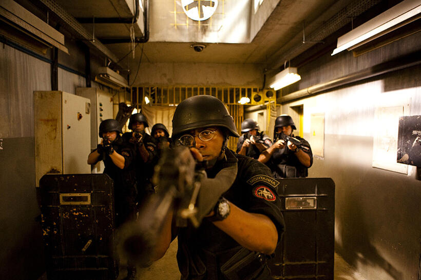 Andre Ramiro as Mathias in "Elite Squad: The Enemy Within."