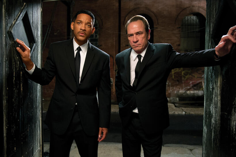 Will Smith and Tommy Lee Jones in "Men in Black III."