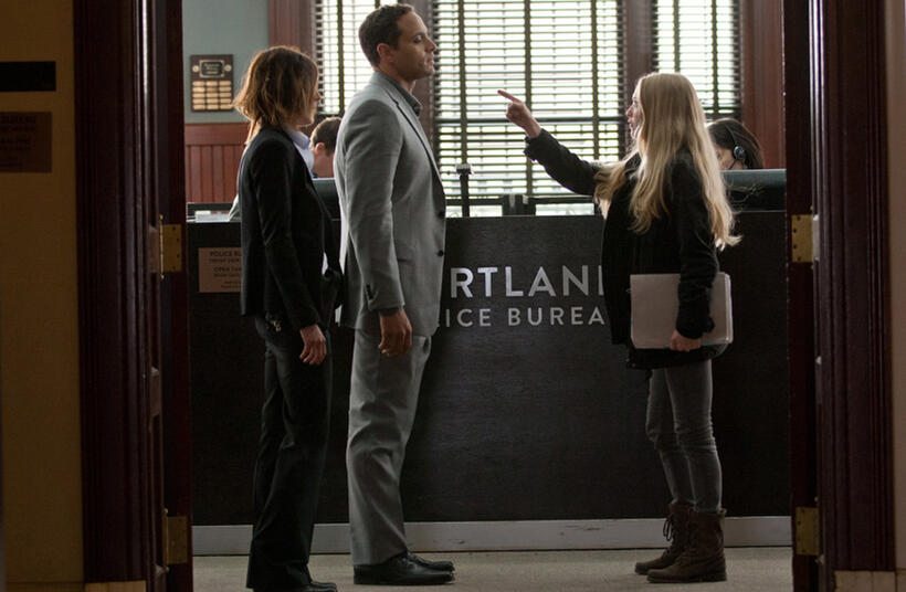 Katherine Moennig, Daniel Sunjata and Amanda Seyfried in "Gone."