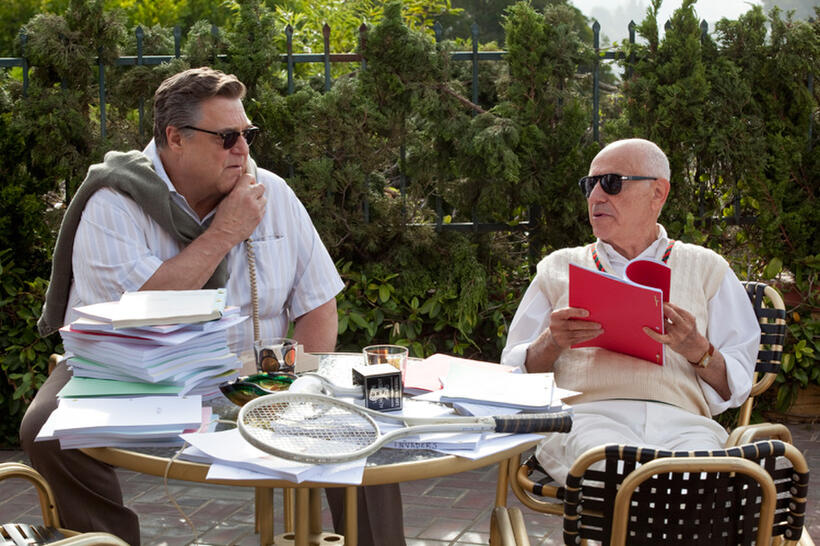John Goodman as John Chambers and Alan Arkin as Lester Siegel in "Argo."
