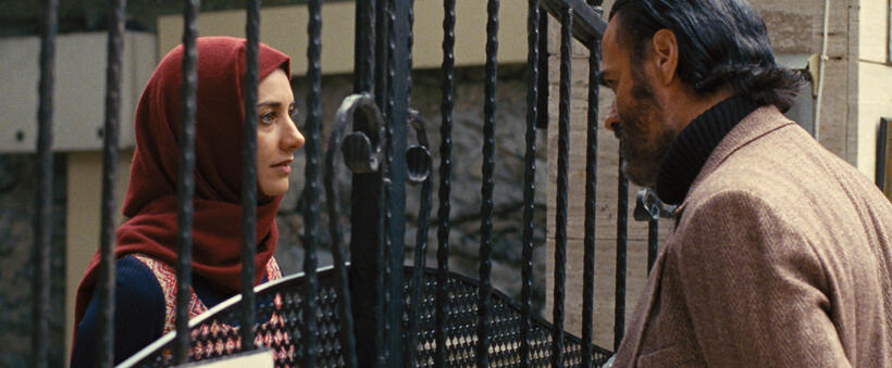 Sheila Vand as Sahar and Ali Saam as Ali Khalkali in "Argo."