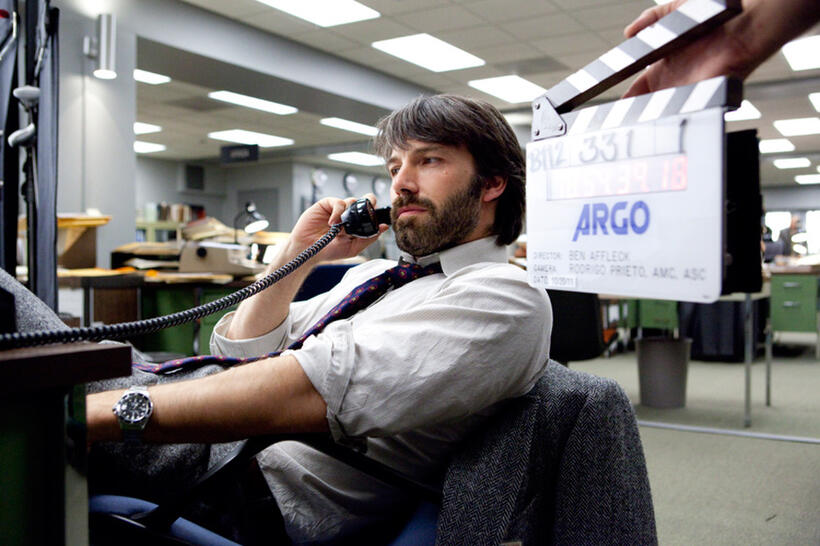 Director Ben Affleck on the set of "Argo."