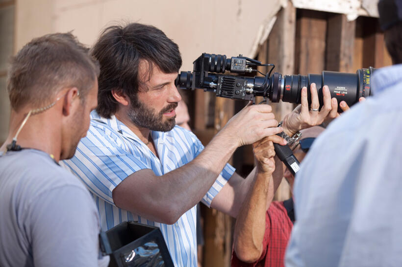 Director Ben Affleck on the set of "Argo."