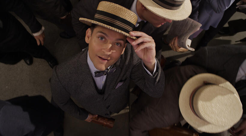 Tobey Maguire as Nick Carraway in "The Great Gatsby."