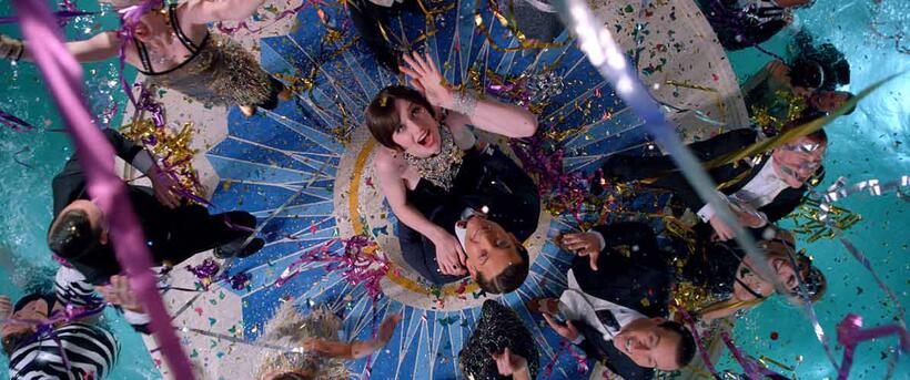 Elizabeth Debicki as Jordan Baker and Tobey Maguire as Nick Carraway in "The Great Gatsby."