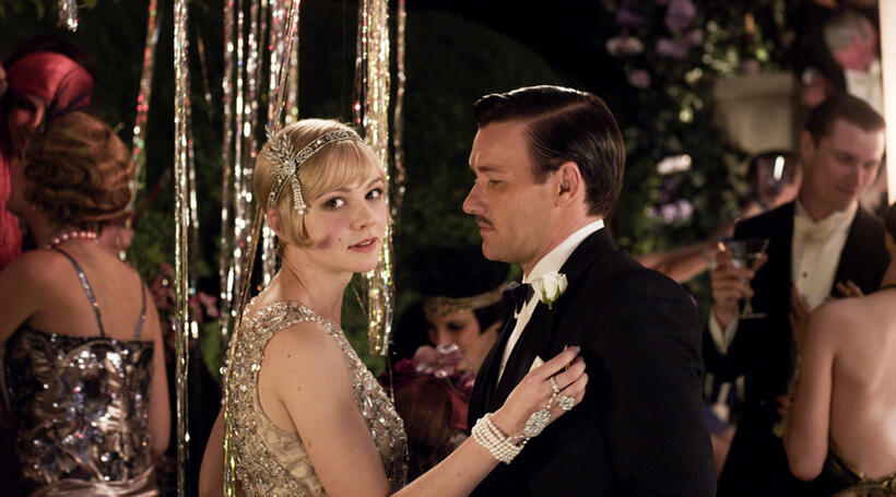 Carey Mulligan as Daisy Buchanan and Joel Edgerton as Tom Buchanan in "The Great Gatsby."