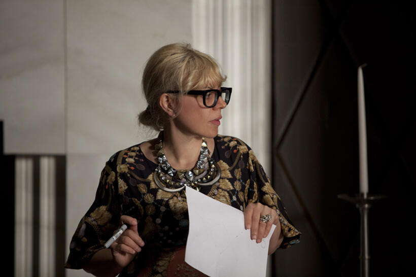 Producer Catherine Martin on the set of "The Great Gatsby."
