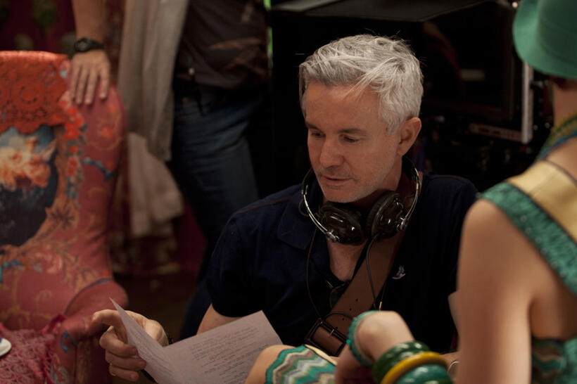 Director Baz Luhrmann on the set of "The Great Gatsby."