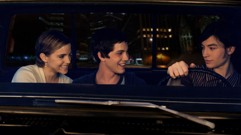 Emma Watson, Logan Lerman and Ezra Miller in "The Perks Of Being A Wallflower."