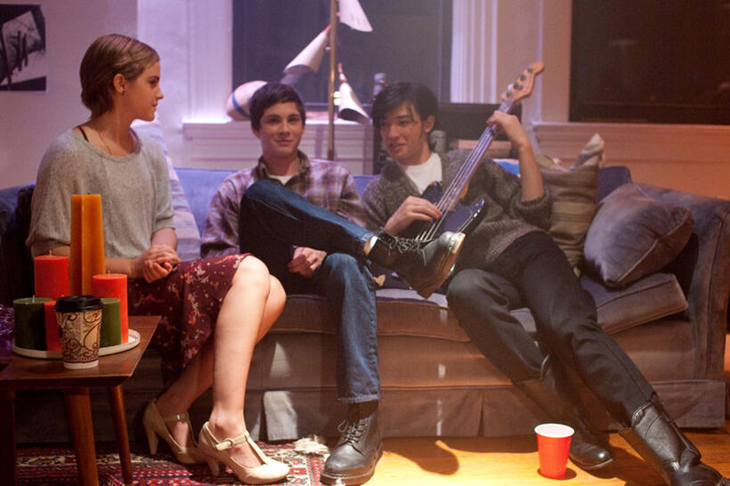 Emma Watson, Logan Lerman and Ezra Miller in "The Perks Of Being A Wallflower."