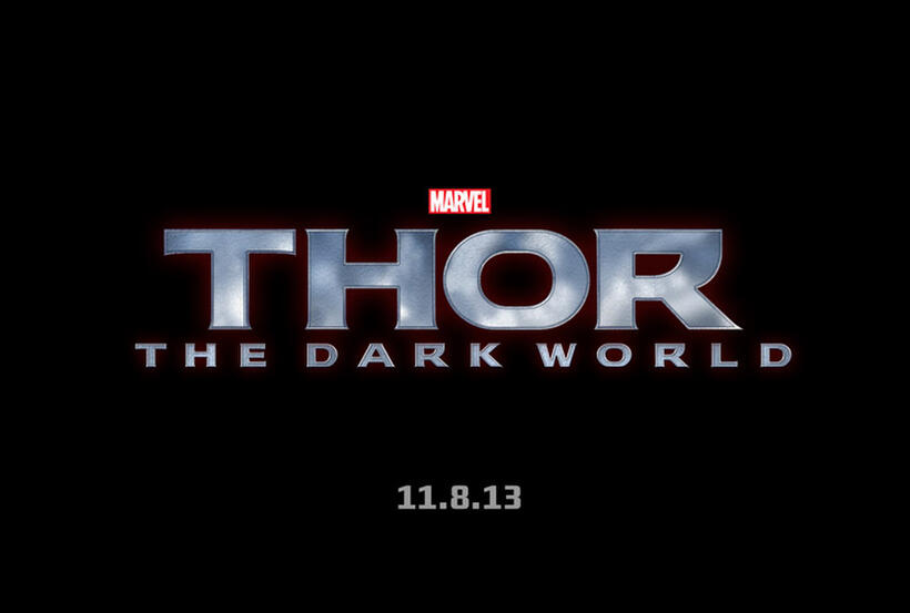 A logo for "Thor: The Dark World."