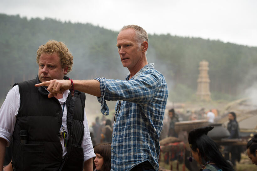 Director Alan Taylor on the set of "Thor: The Dark World."