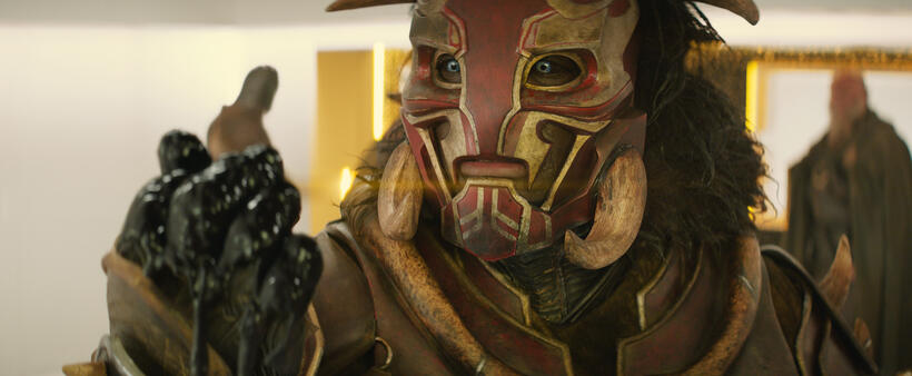 Adewale Akinnuoye-Agbaje as Algrim in "Thor: The Dark World."