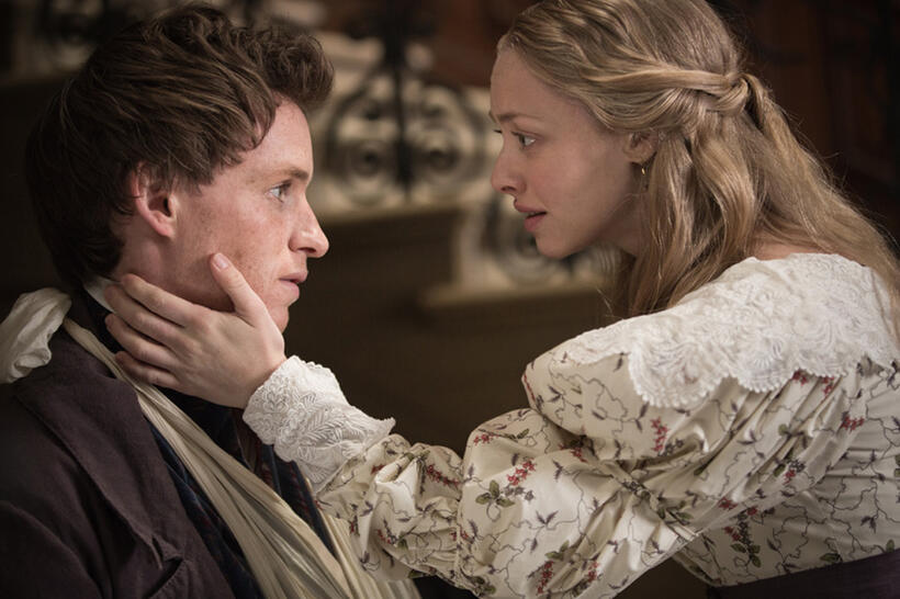 Eddie Redmayne and Amanda Seyfried in "Les Miserables."