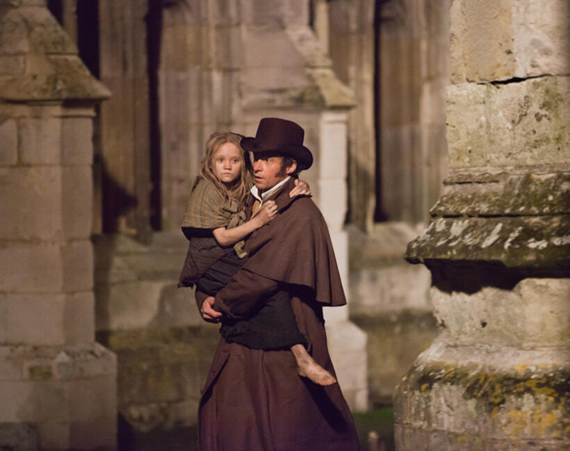 Hugh Jackman as Jean Valjean in "Les Miserables."