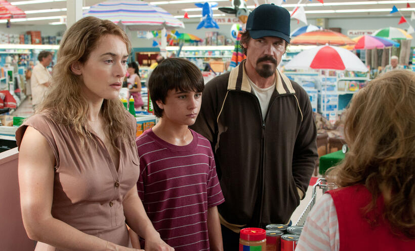 Kate Winslet, Gattlin Griffith and Josh Brolin in "Labor Day."
