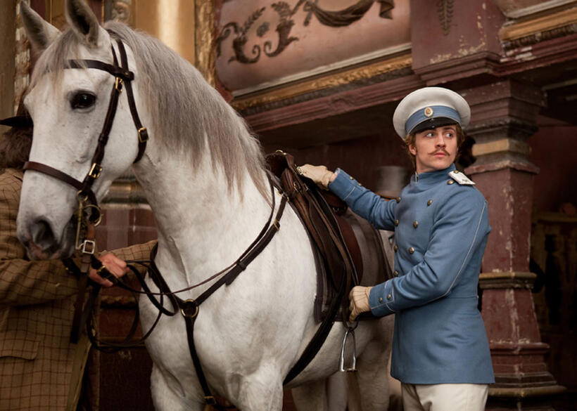 Aaron Johnson as Vronsky in "Anna Karenina."