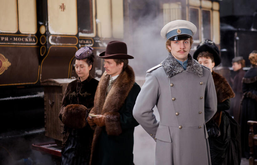 Aaron Johnson as Vronsky in "Anna Karenina."