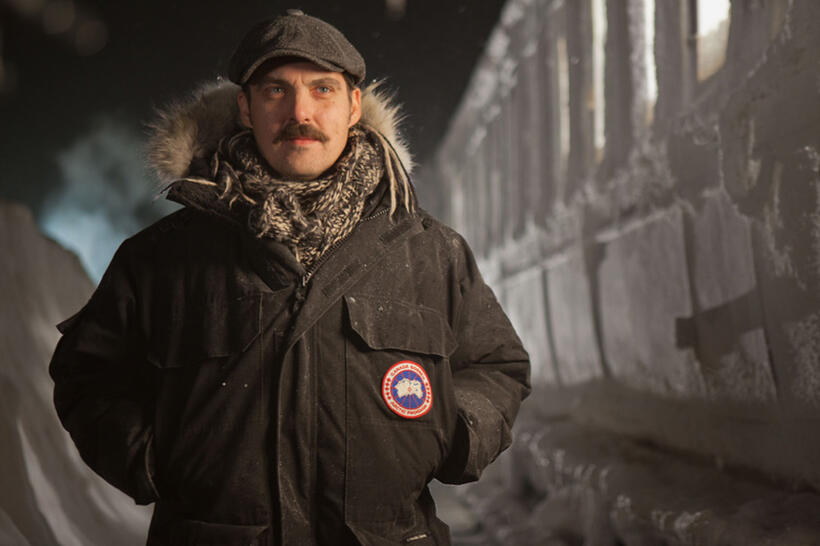 Director Joe Wright on the set of "Anna Karenina."