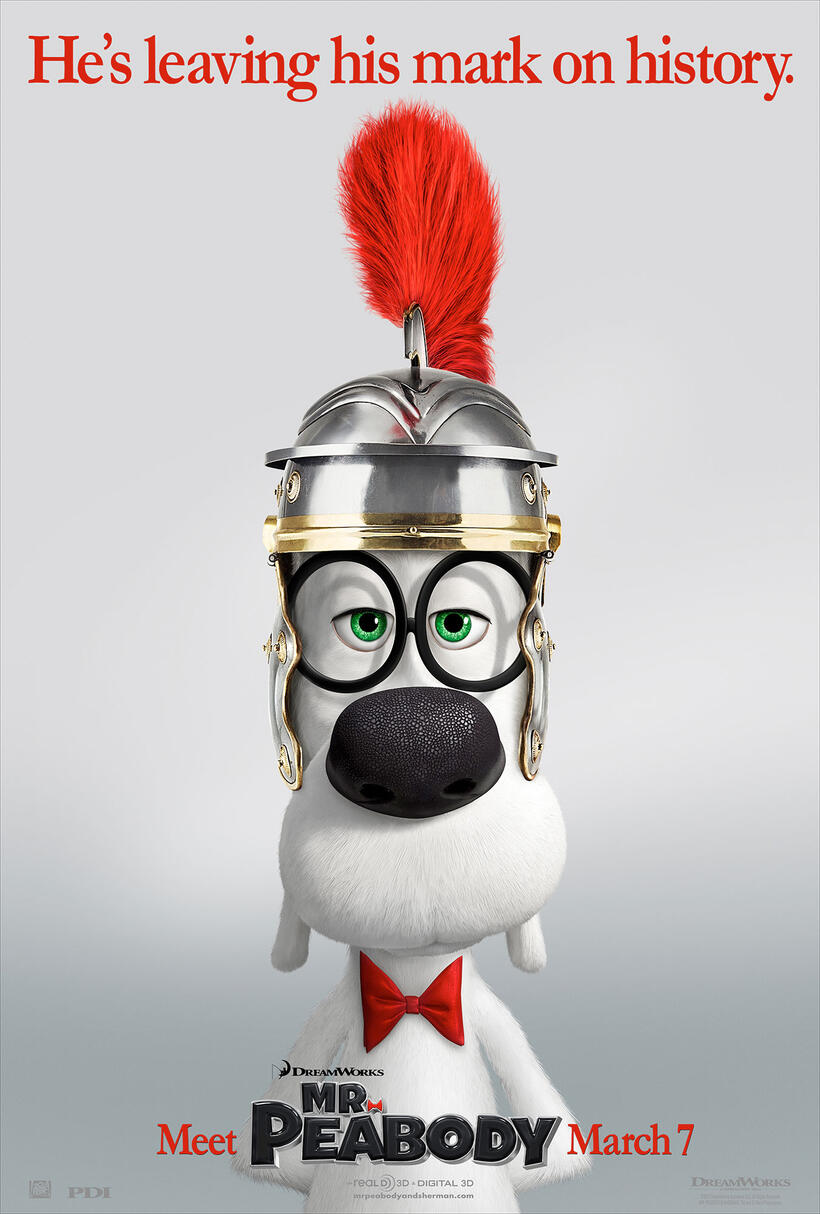 Poster art for "Mr. Peabody & Sherman."
