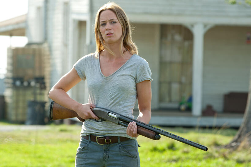 Emily Blunt as Sara in "Looper."
