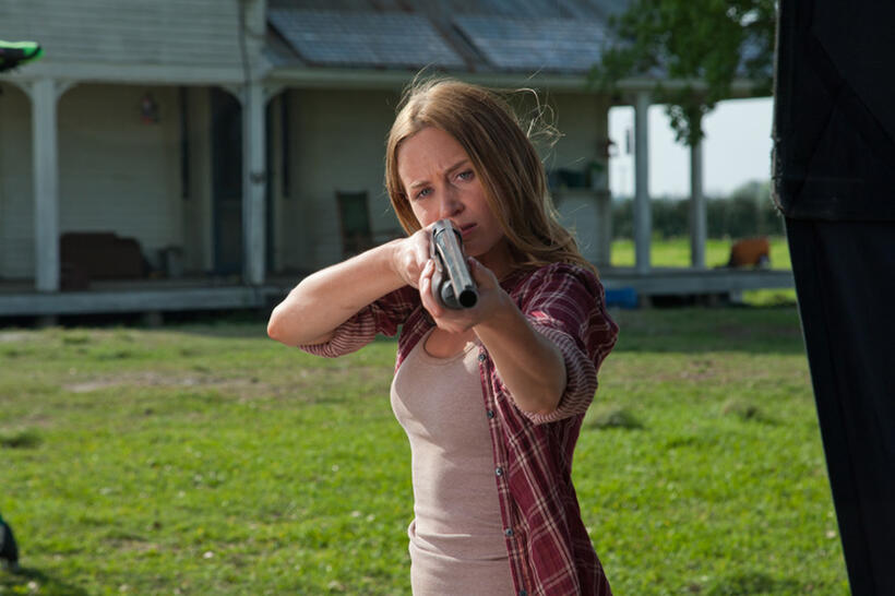 Emily Blunt as Sara in "Looper."