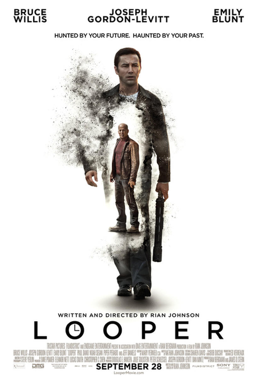 Poster art for "Looper."