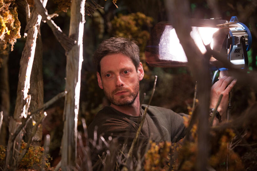 Director of photography Tristan Oliver on the set of "ParaNorman."