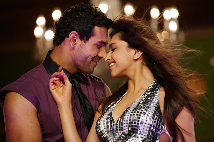 John Abraham and Deepika Padukone in "Desi Boyz."