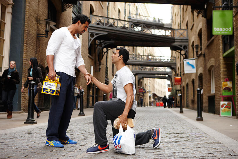 John Abraham and Akshay Kumar in "Desi Boyz."