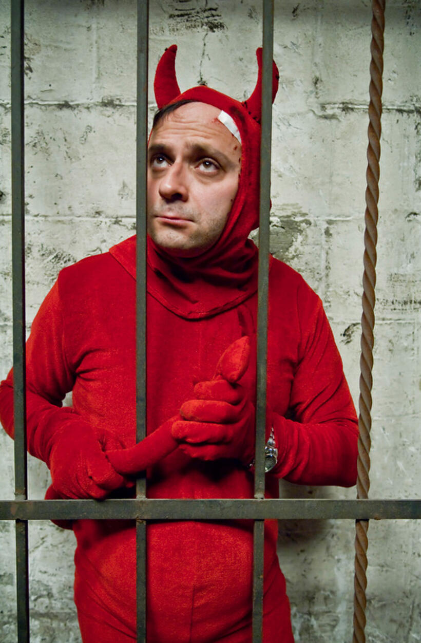 Eduardo Espana as Compadre Vulmaro in "Pastorela."