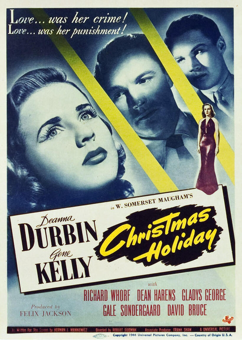 Poster art for "Christmas Holiday."