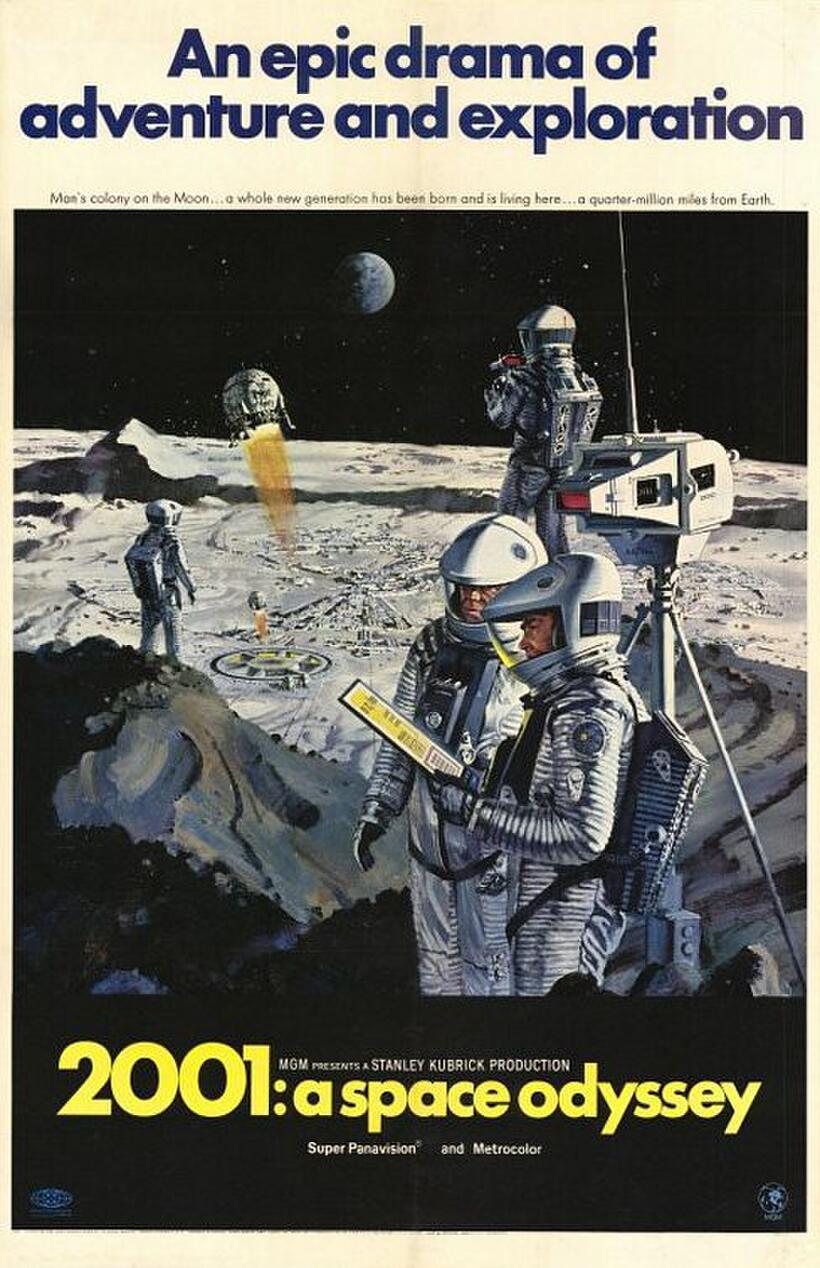 Poster art for "2001: A Space Odyssey."